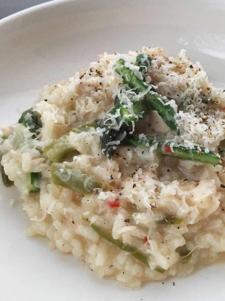Chicken and asparagus risotto The Slimming Foodie