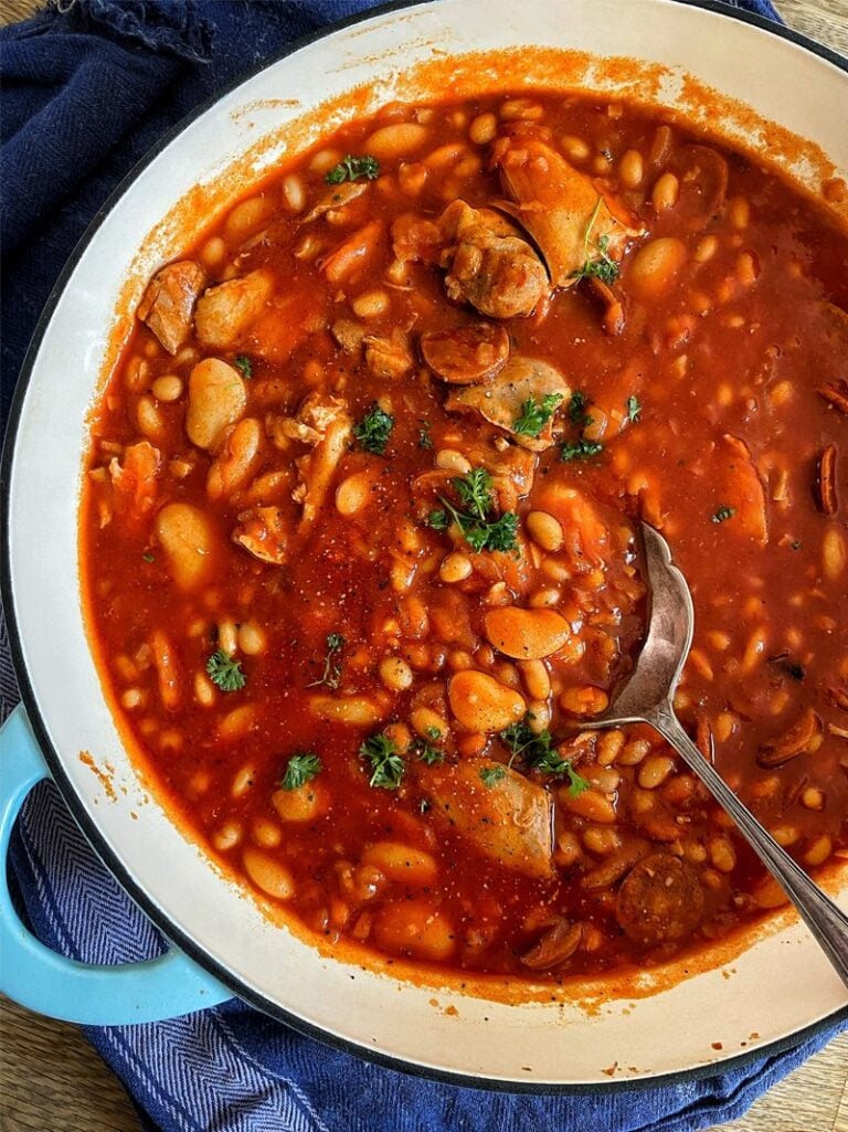 chicken, chorizo and bean stew The Slimming Foodie