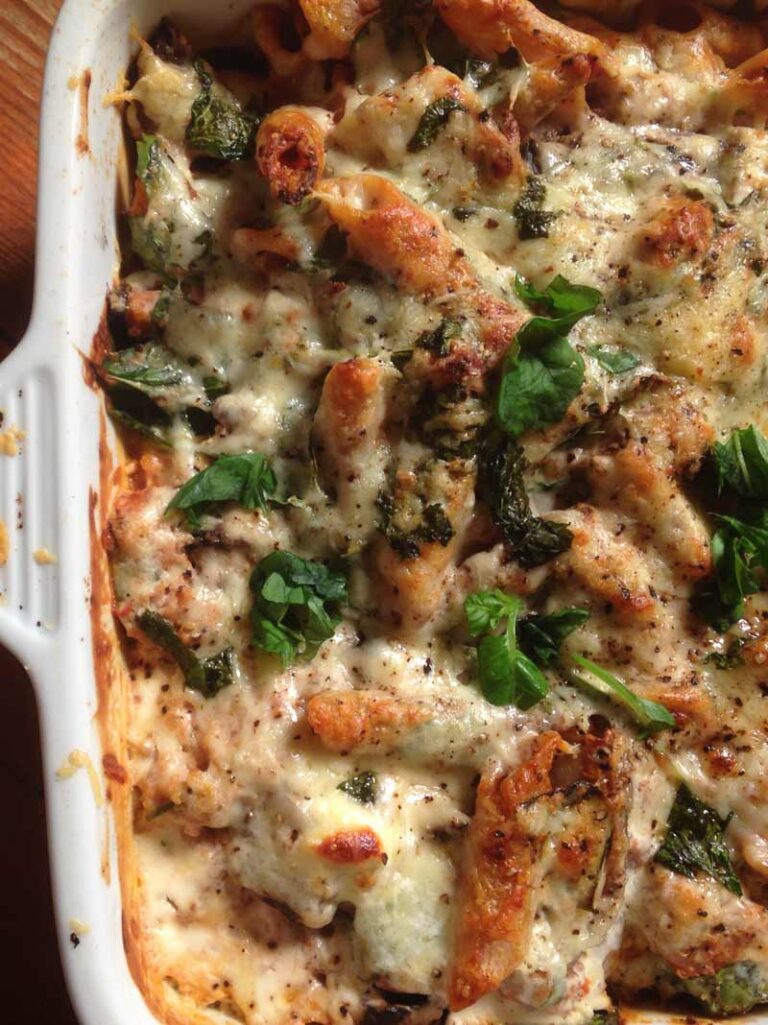 Spicy meatball marinara bake The Slimming Foodie